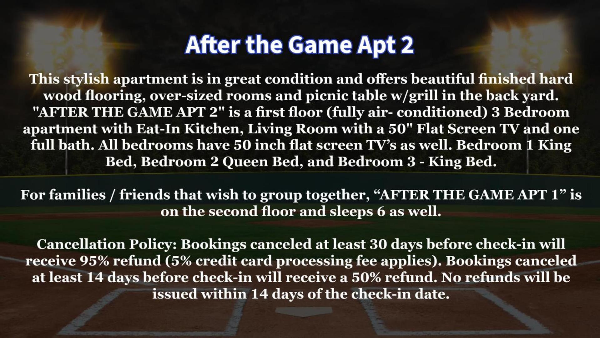 After The Game Apt 2 All Star Baseball Rentals Oneonta Eksteriør bilde